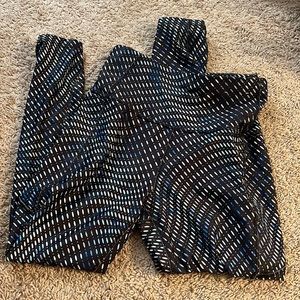Pattern leggings with pockets